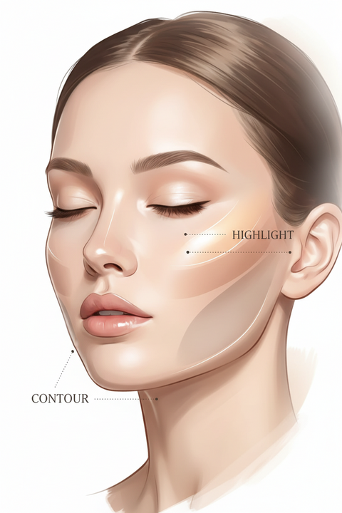 Tips for defining brows and contouring for sensitive eyes and skin