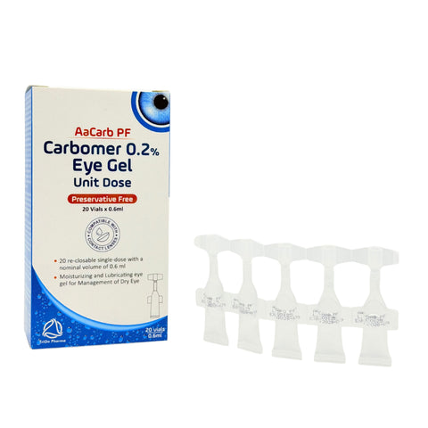 AaCarab 0.2% Carbomer PF vials eye gel