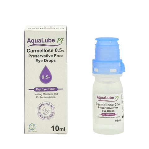 Aqualube 0.5% Sodium Carmellose PF eye drops
