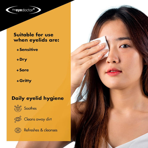 Eye Doctor Biodegradable lid wipes