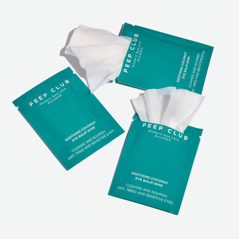 Peep Club Soothing coconut eye balm WIPES
