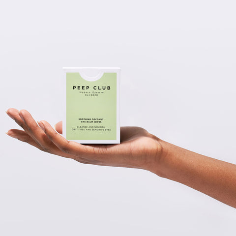 Peep Club Soothing coconut eye balm WIPES