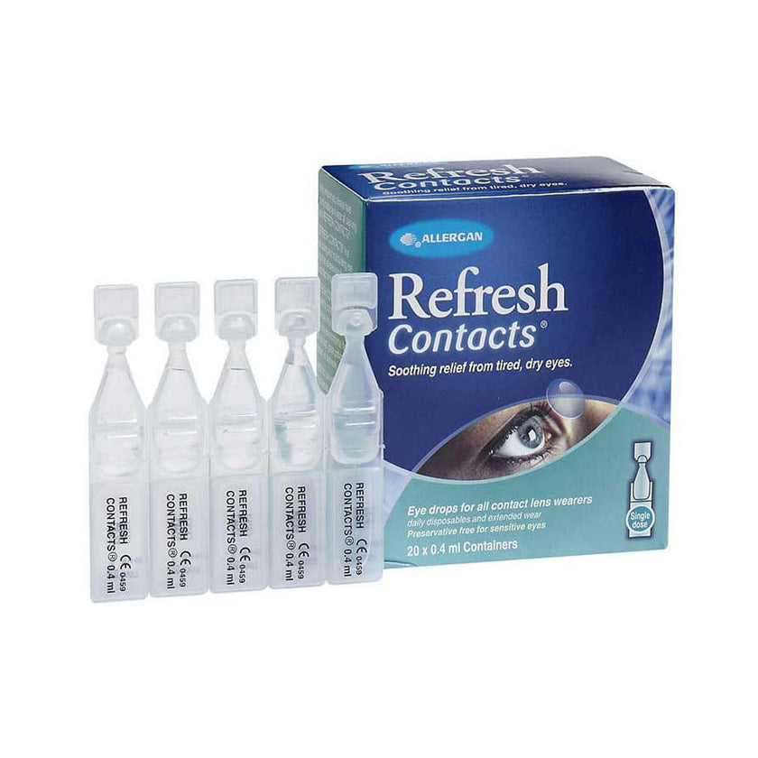 Refresh Contacts eye drops (vials) Butterflies Eyecare