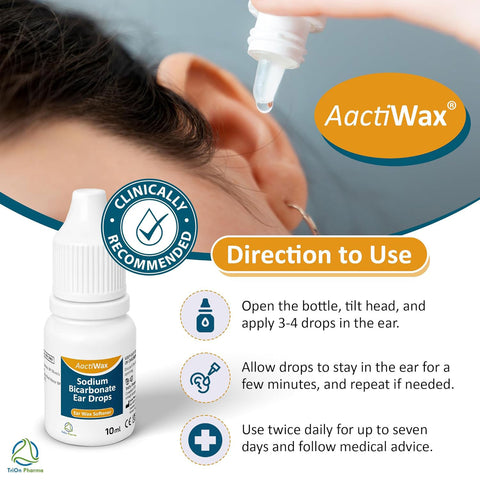AactiWax Sodium bicarbonate ear drops