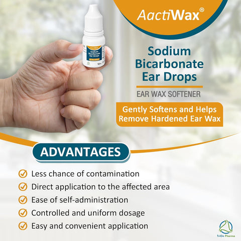 AactiWax Sodium bicarbonate ear drops