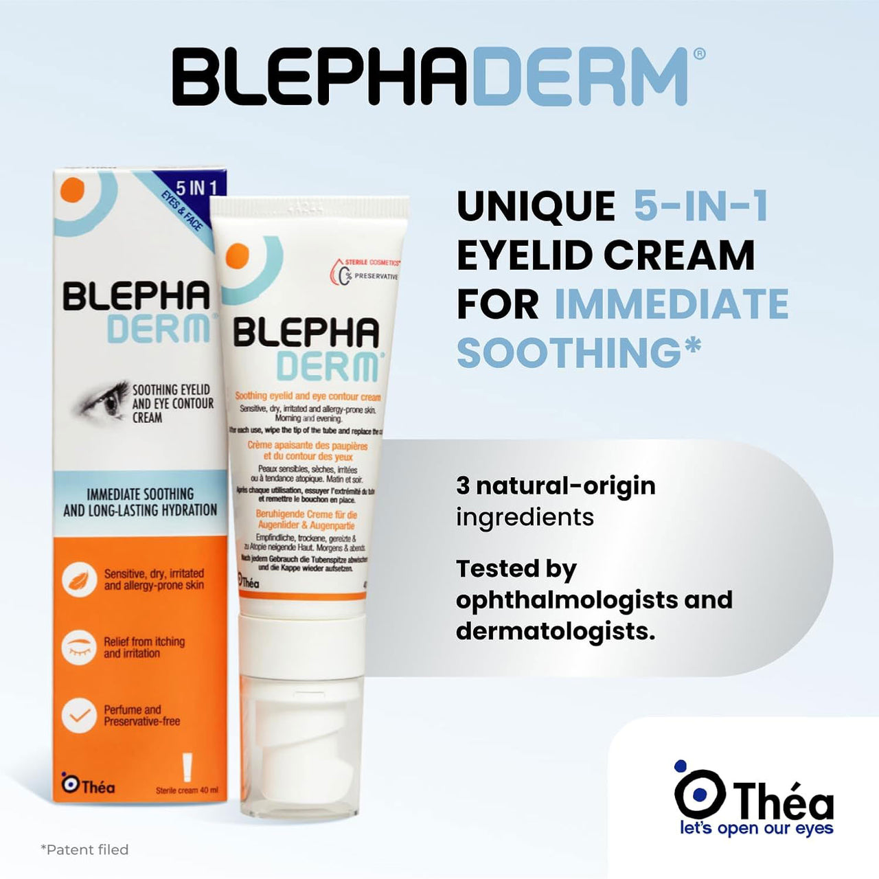 Blephaderm Soothing Eyelid And Eye Contour Cream 5-in-1 40ml