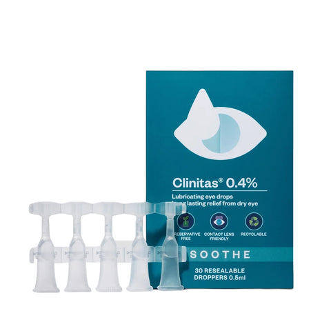 Clinitas 0.4% (Soothe) eye drops (vials)
