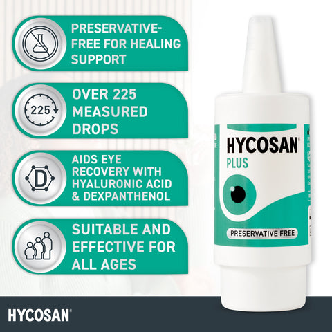 Hycosan Plus eye drops