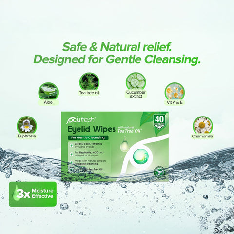 Ocufresh TTO (Tea Tree Oil) wipes