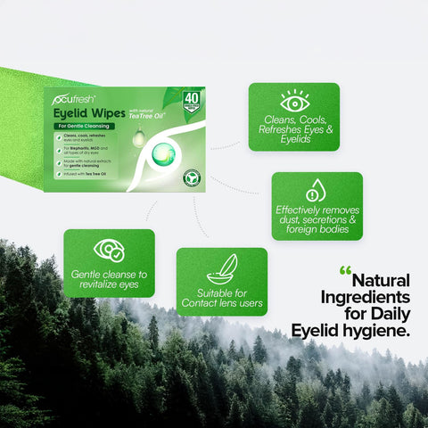 Ocufresh TTO (Tea Tree Oil) wipes