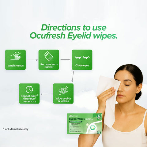 Ocufresh TTO (Tea Tree Oil) wipes