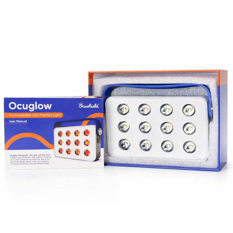Ocushield Ocuglow red and infrared light therapy