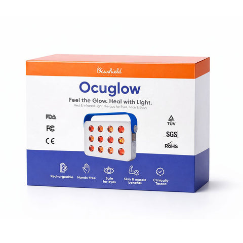 Ocushield Ocuglow red and infrared light therapy