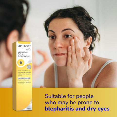 Optase Manuka oil eyelid cleansing gel