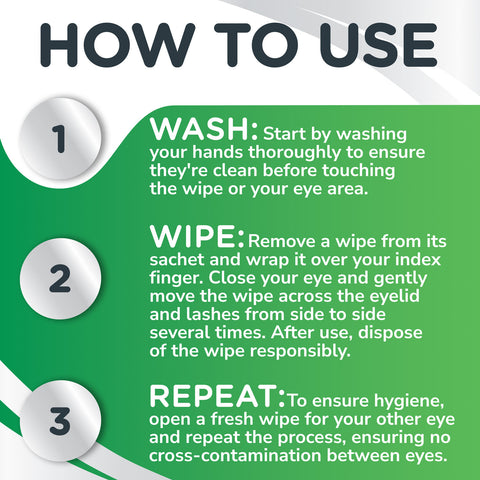 Optase TTO (Tea Tree Oil) eyelid wipes