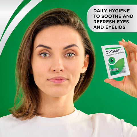 Optase TTO (Tea Tree Oil) eyelid wipes