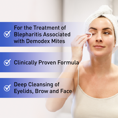 Oust Demodex cleanser (wipes)