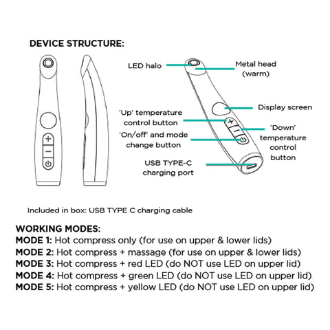 Peep Club Heated eye wand LED+