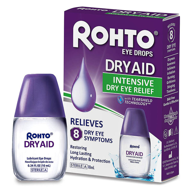 Rohto Dry Aid Intensive relief eye drops Butterflies Eyecare