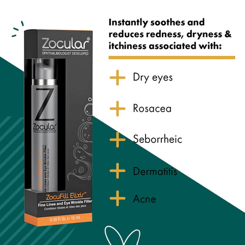 Zocular ZocuFill Elixir eye gel & face serum